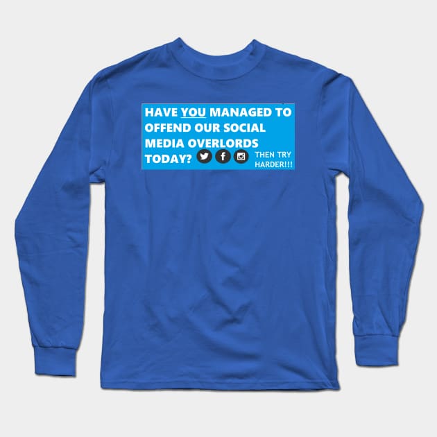 Social Media Overlords Long Sleeve T-Shirt by Limb Store